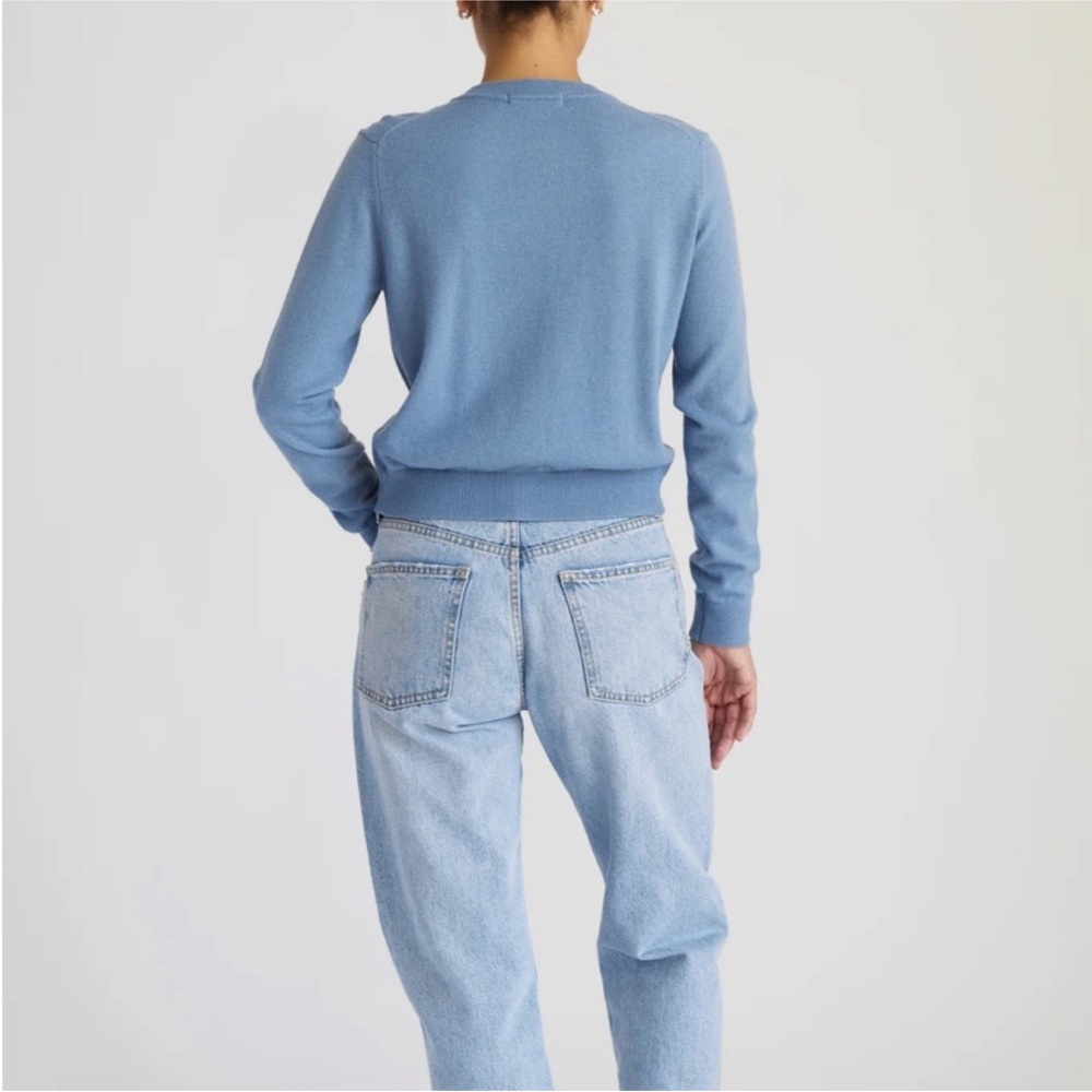 Almina Concept Classic Crew Wool Cardigan - Picture 3 of 10